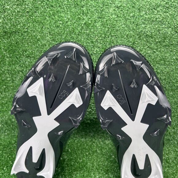 Nike 2024 Alpha Menace 4 Pro Mens 14 Football Cleats Black/Smoke Grey FD7037-001 - Picture 14 of 17